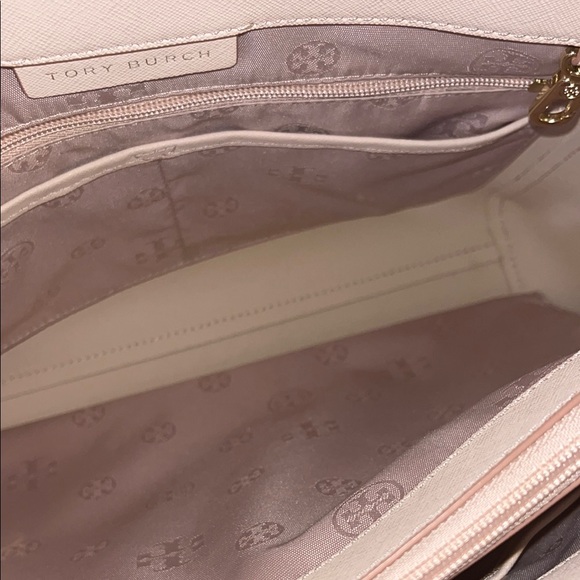 TORY BURCH POWDER PINK MEDIUM YORK BUCKEL TOTE - Picture 13 of 16